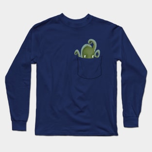 Peeking Pocket Pet - Octopus Long Sleeve T-Shirt